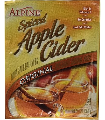 Amazon.com : Alpine Spiced Apple Cider Original (48 Pouches) 0.74